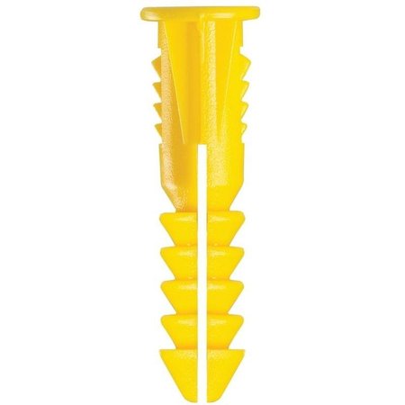 COBRA ANCHORS Screw Anchor, 7/8" L, Nylon, 75 lbs Tension Strength 185R